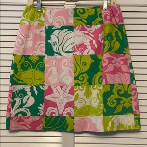 Lilly Pulitzer Paradise Patch skirt 12